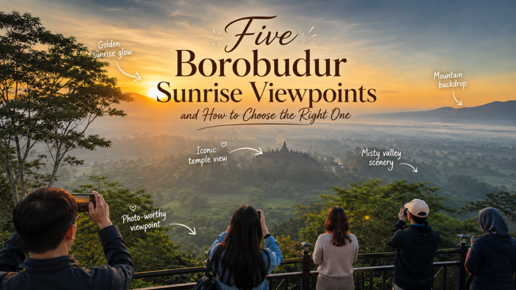 Borobudur sunrise viewpoints